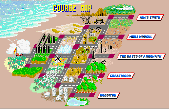 One of my favourite aspects of the Outrun series. Being able to choose your route