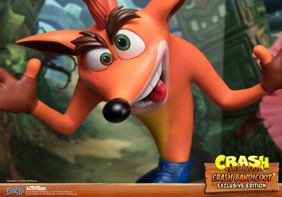 Crash Bandicoot woah. Resin crash.