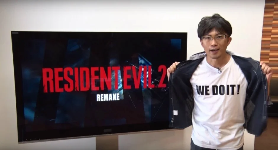 Capcom's Yoshiaki Hirabayashi announcing the remake back in 2015