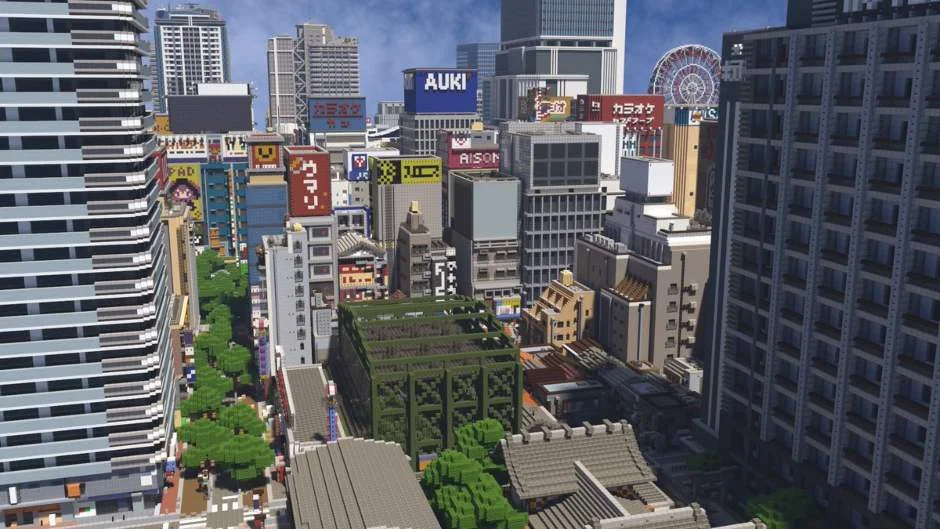 Minecraft Japanese City Map _ Japanese Minecraft Maps – TZXUM