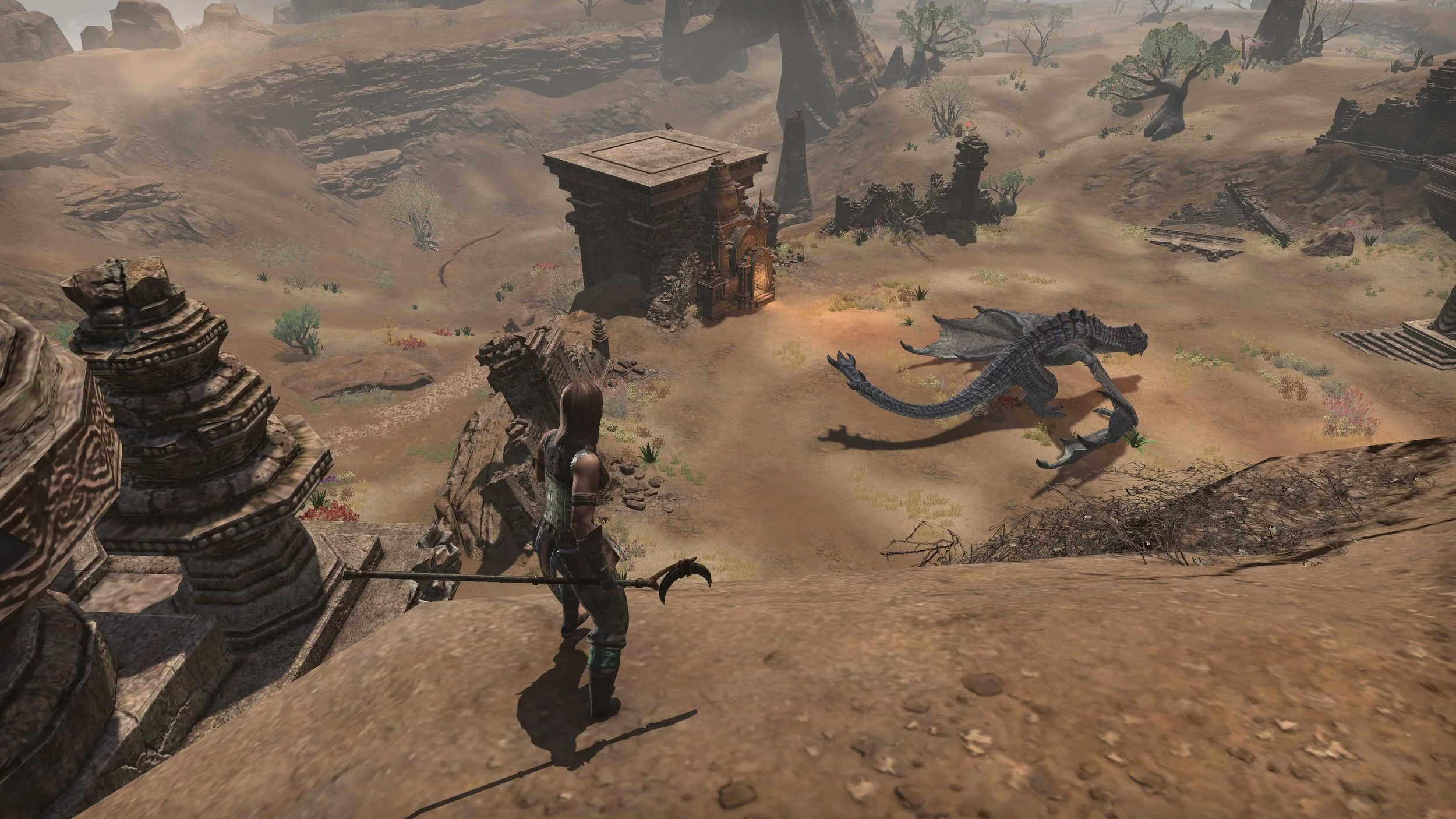 See that dragon? Go ahead. Try to take it down solo. I double dog dare you.