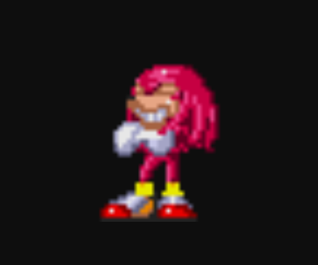 Knuckles does in fact, sometimes chuckle.