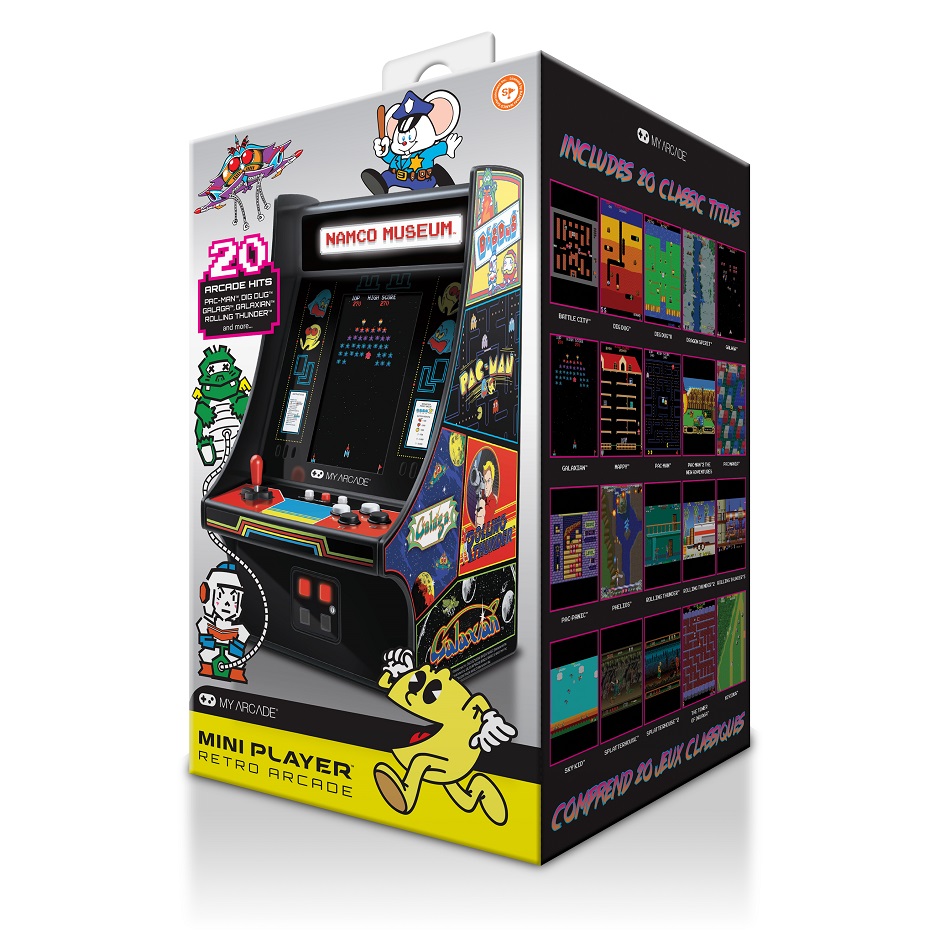 My Arcade Has Released A Miniature Namco Arcade cabinet Filled With 20 Games