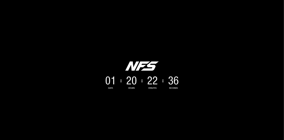 NEED FOR SPEED Website Has A New Countdown Timer