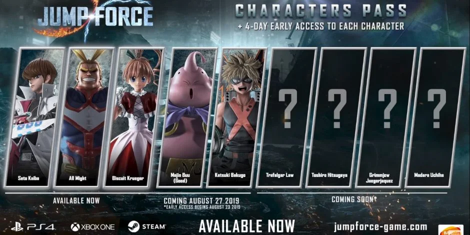Upcoming JUMP FORCE Characters Majin Buu And Katsuki Bakugo Revealed