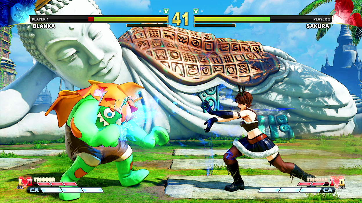 Vídeo de gameplay do Blanka no Street Fighter V