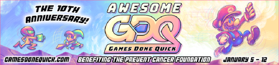 AWESOME GAMES DONE QUICK 2020 Begins This Weekend!