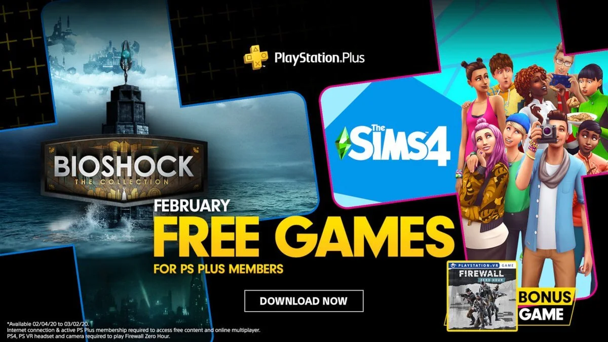 PS Plus Games For February Are BIOSHOCK: THE COLLECTION And THE SIMS 4 