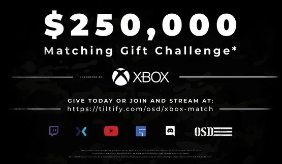Xbox Partners With Veteran Nonprofit OSD For Donation Matching Challenge