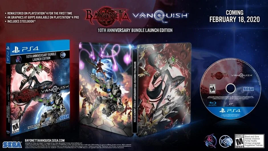 The BAYONETTA &amp; VANQUISH 10TH ANNIVERSARY BUNDLE Is Now Available!