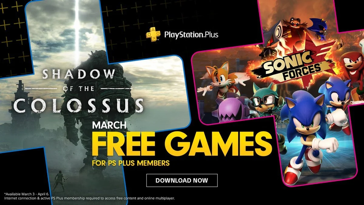 PlayStation Reveals Free Games In March For PS Plus Members