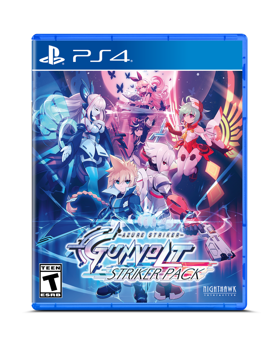 AZURE STRIKER GUNVOLT: STRIKER PACK Is Heading To PS4 In A New Physical Collection!