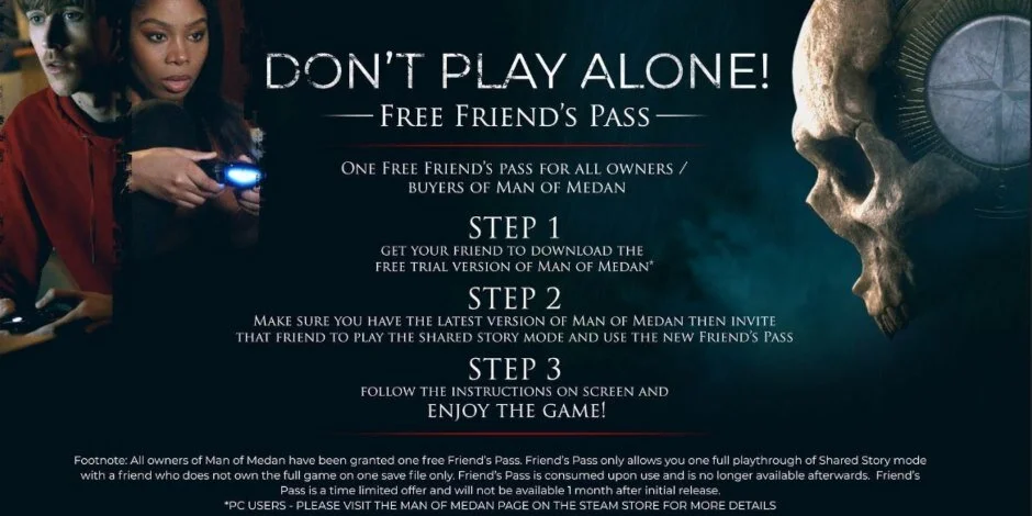 Bandai Namco Gifts The MAN OF MEDAN Experience With A Second Friend's Pass!