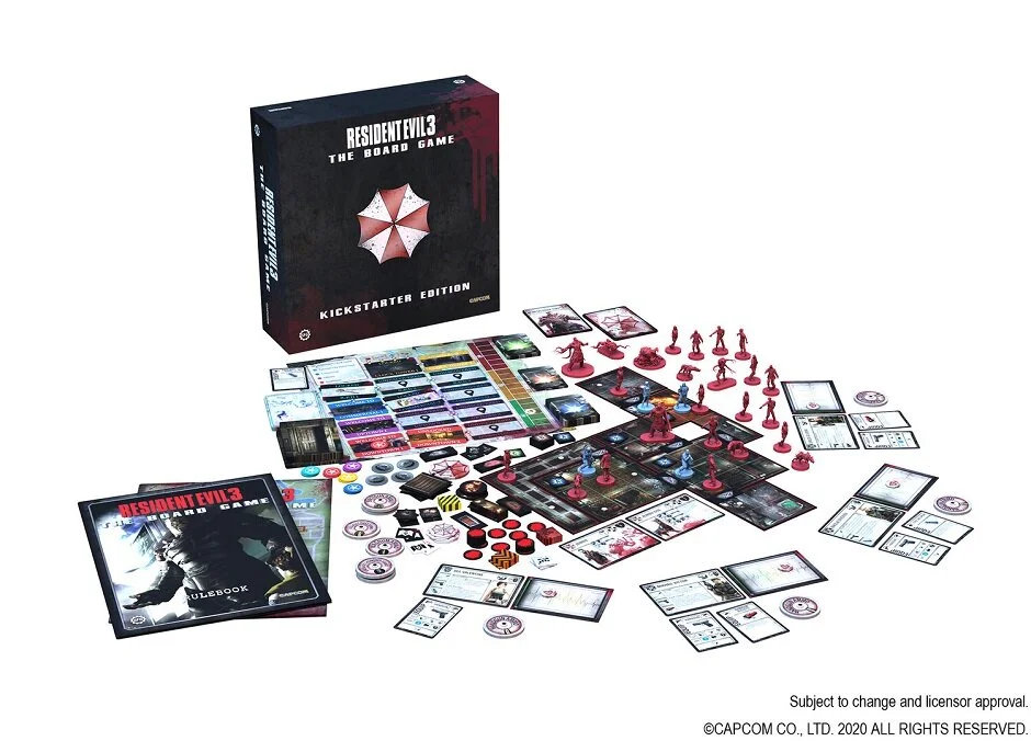 This Is What You Get When You Back RESIDENT EVIL 3: THE BOARD GAME On Kickstarter