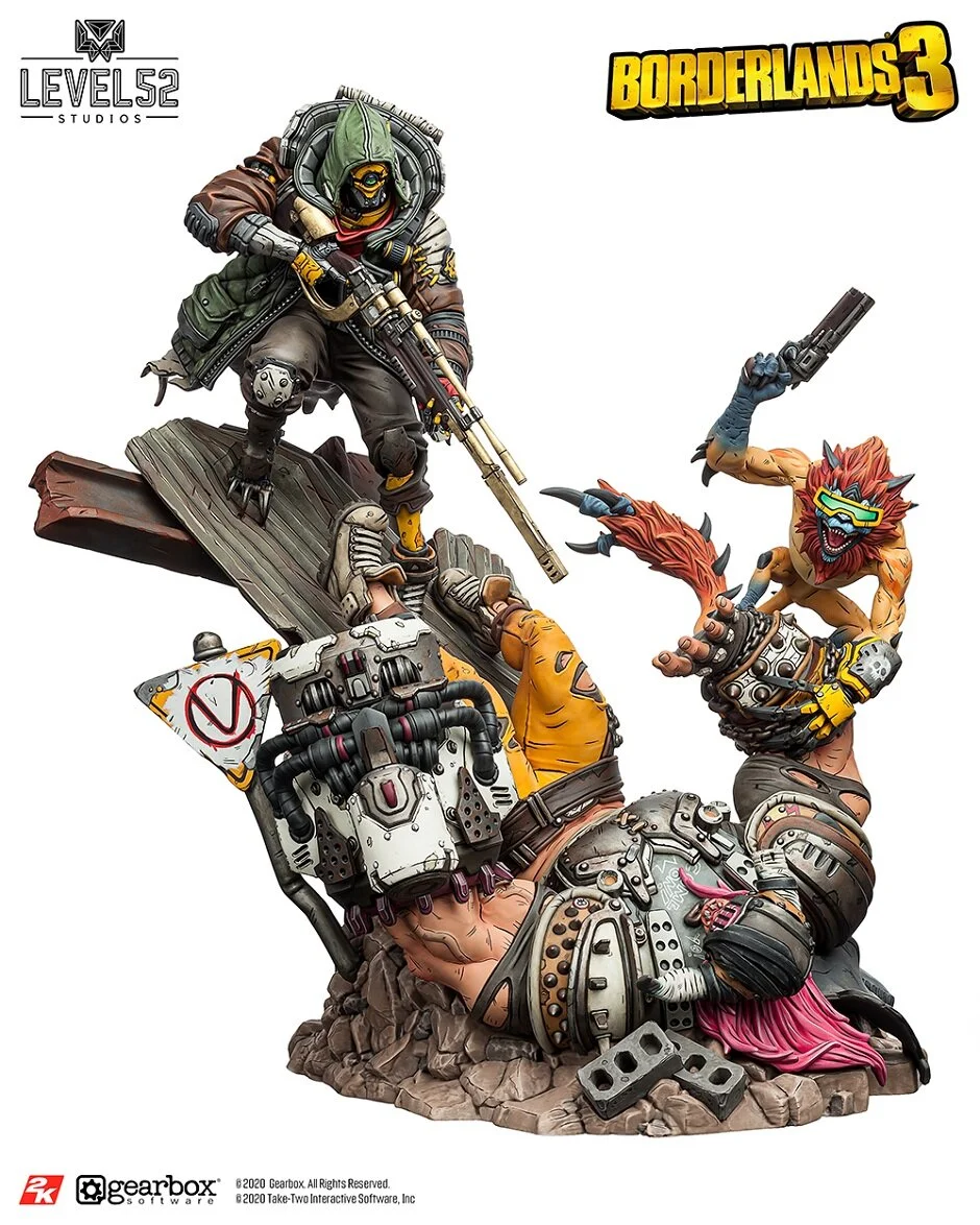 Pre-Orders For Level52 Studios’ “A GOOD HUNT” Collectible BORDERLANDS 3 Statue Are Available Now