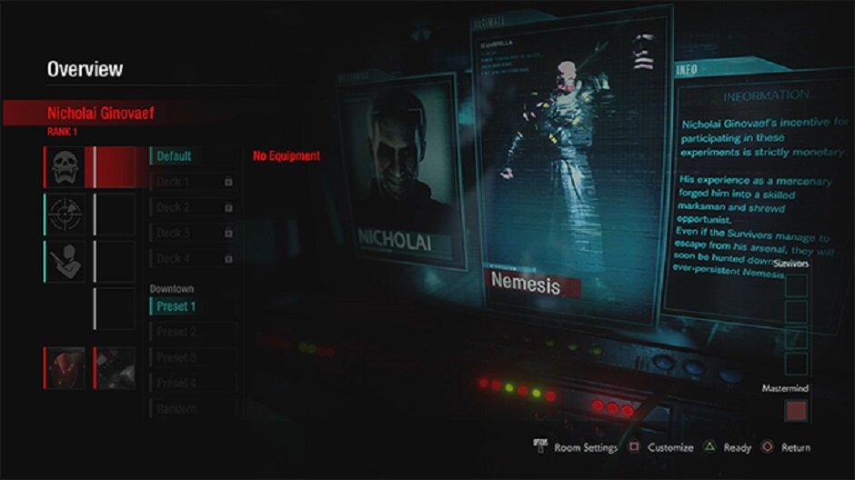 Nicholai Joins The Mastermind Ranks In A Free Update For RESIDENT EVIL RESISTANCE
