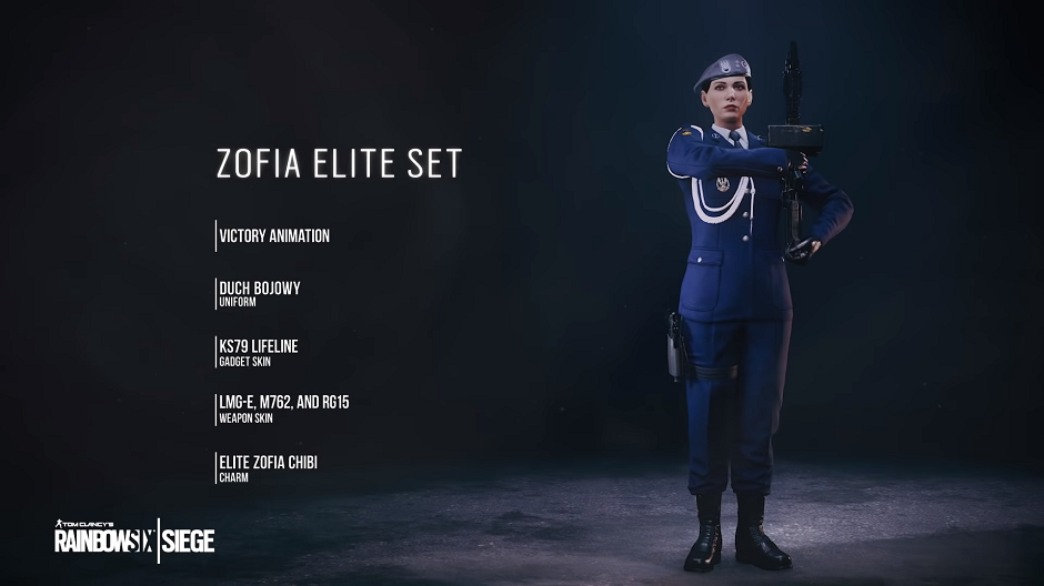 Pick Up The Zofia Elite Set Now Available In RAINBOW SIX SIEGE