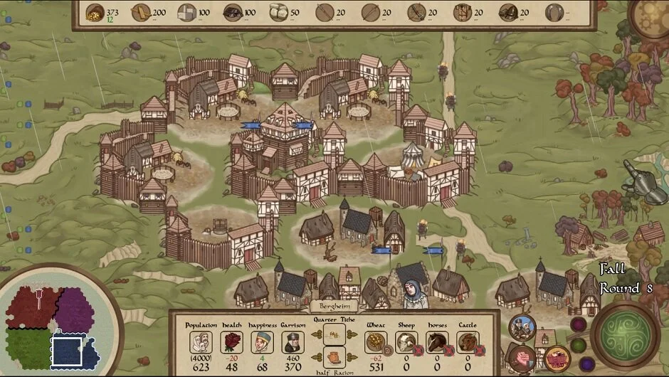 Medieval Turn-Based Strategy Game RISING LORDS Hits Steam Early Access Tomorrow