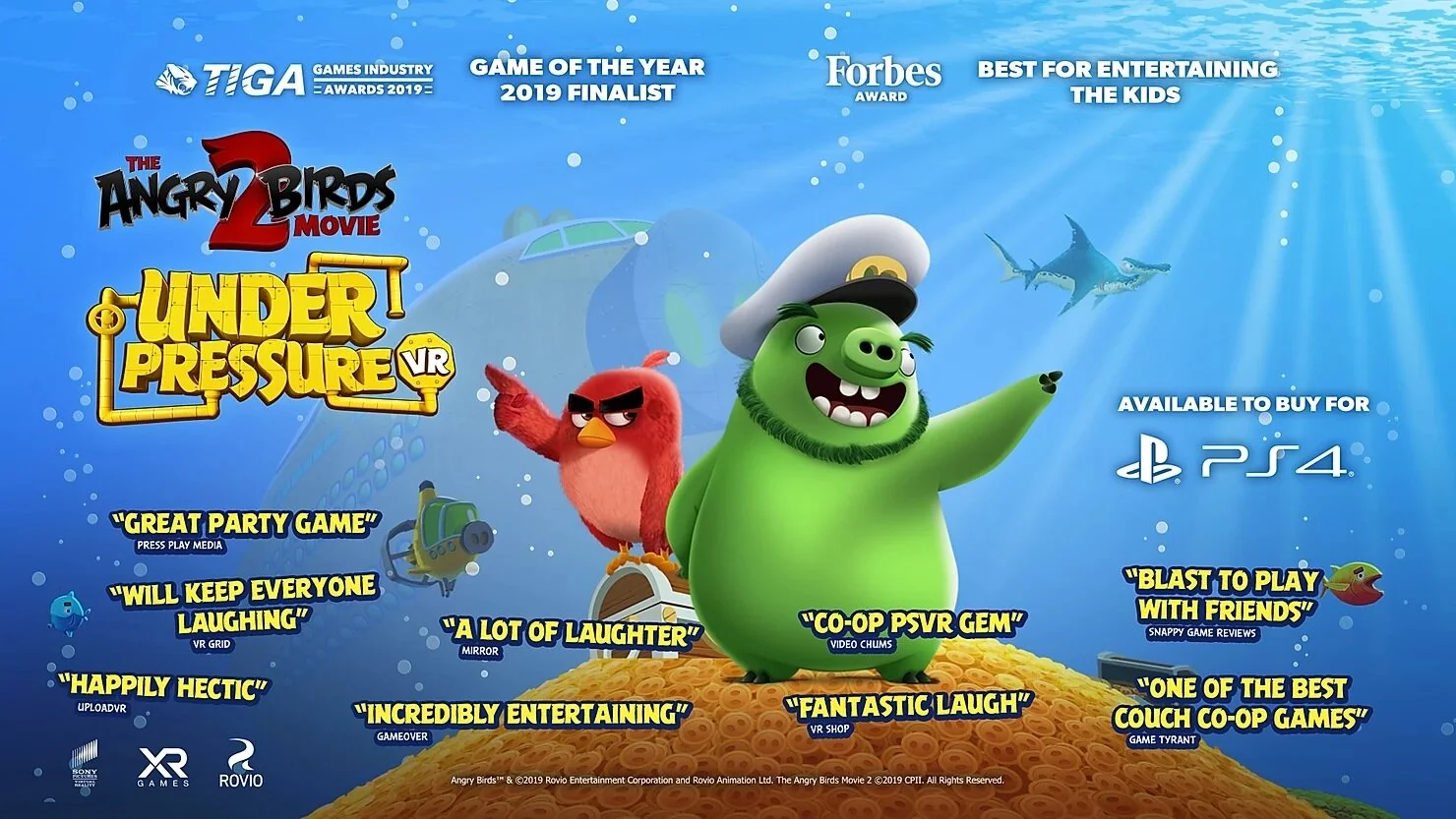 XR Games Is Giving Away Free Copies Of ANGRY BIRDS UNDER PRESSURE VR!