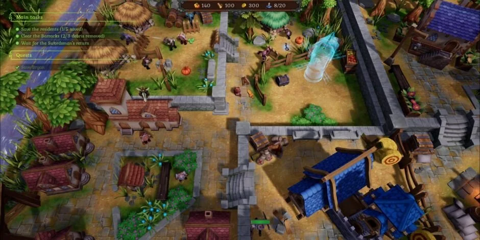 Build Up And Defend Your Home In THE UNEXPECTED QUEST