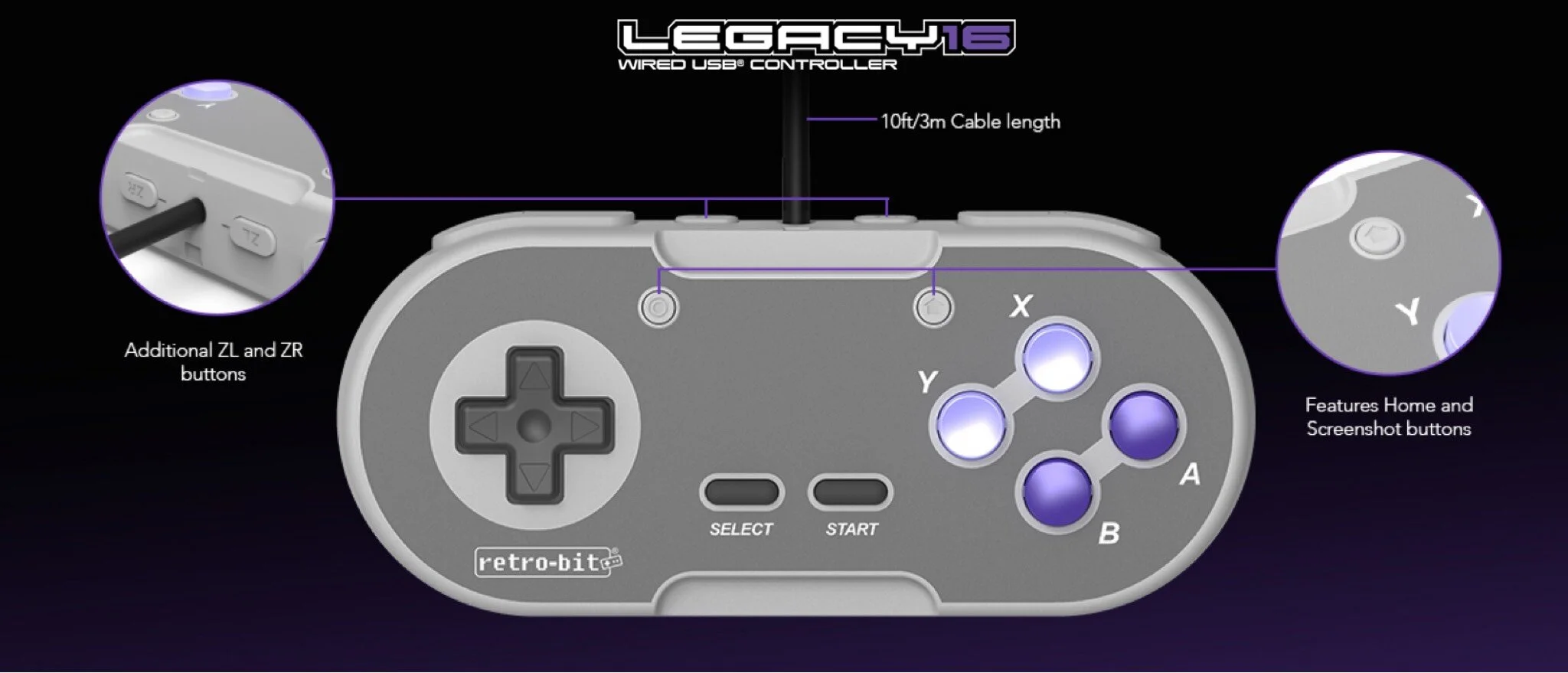 Retro-Bit Unveils The Legacy 16 USB Controller, Perfect For Those Switch SNES Games!