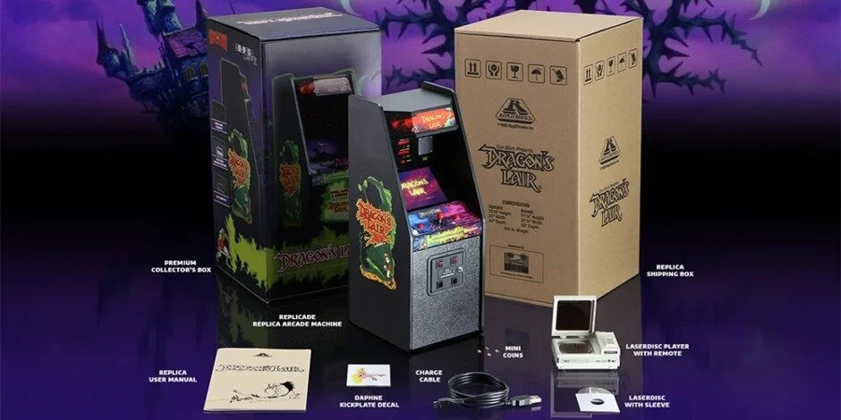 You Can Grab The DRAGON'S LAIR X RepliCade Now Or Jump On A Mailing List For The ASTROIDS X RepliCade