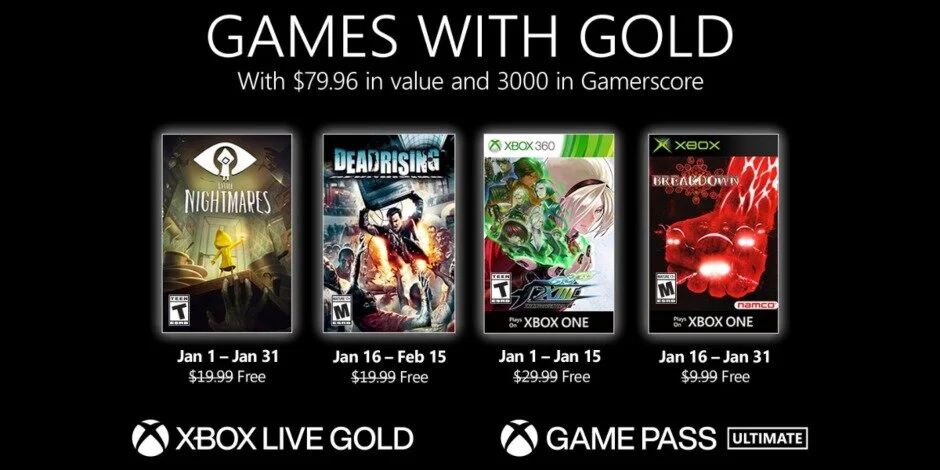 Xbox Brings Some Heat In January's Free Games With Gold Lineup