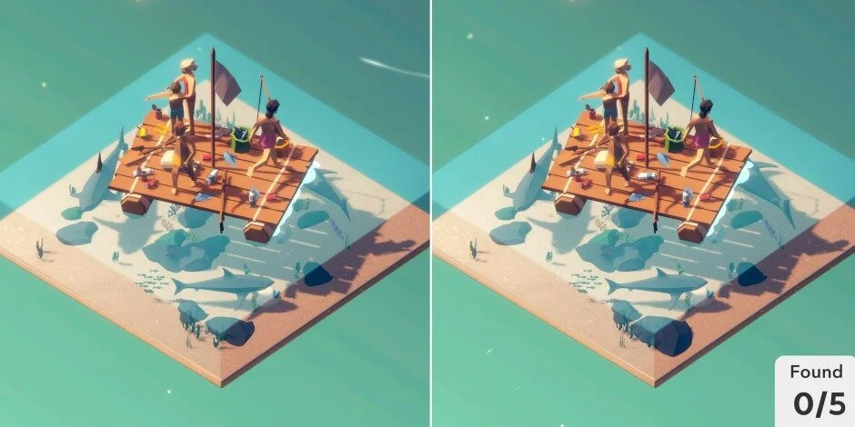 Relax And Find The Difference In TINY LANDS