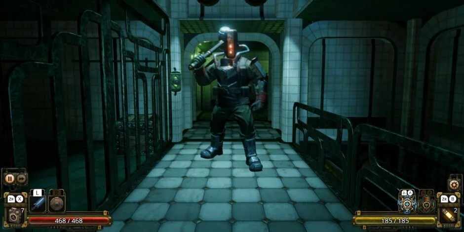 Visit The Steampunk Tower In VAPORUM: LOCKDOWN On The Switch Tomorrow