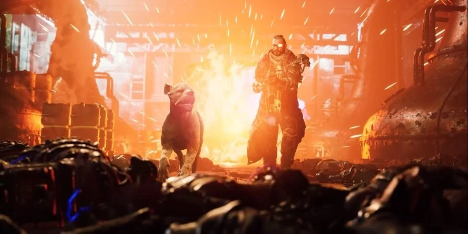 Meet The Doggo That Will Fight With You In NECROMUNDA: HIRED GUN