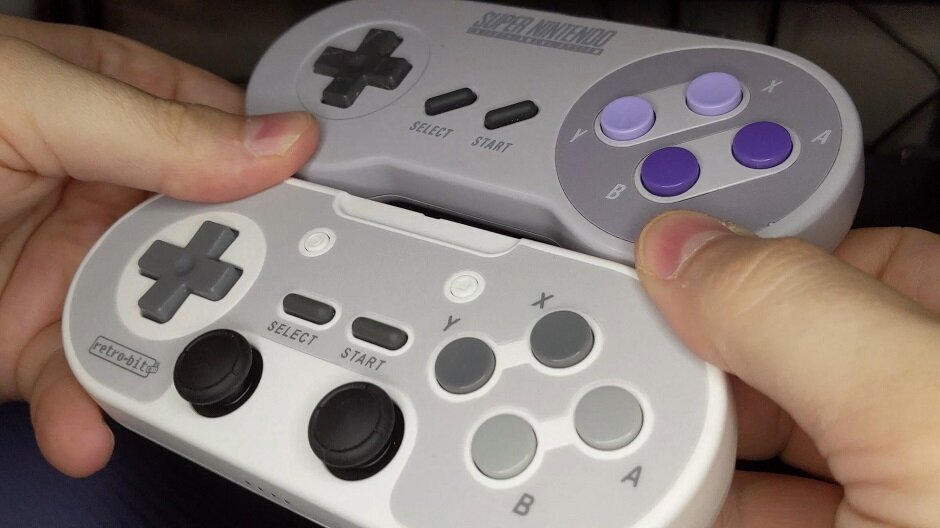 snes controller original types