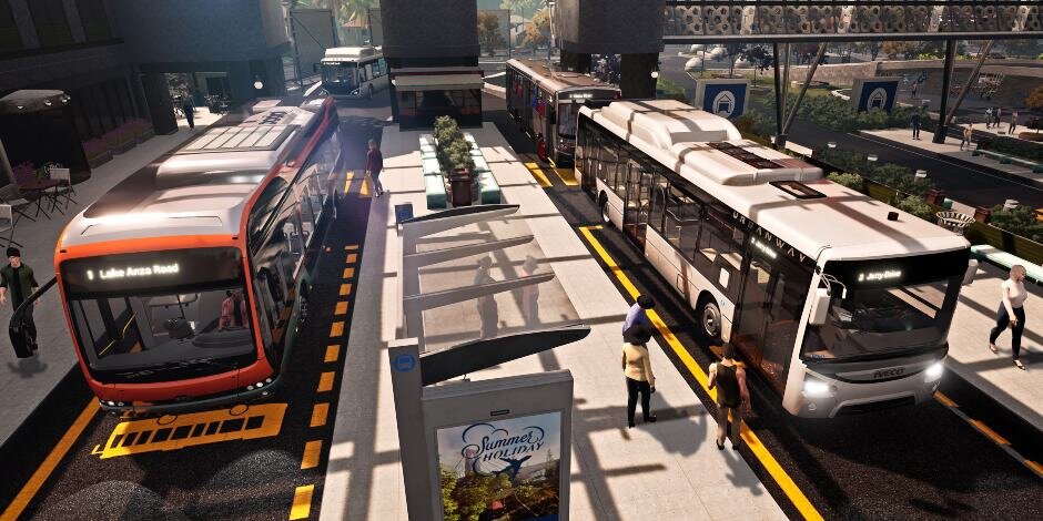 BUS SIMULATOR 21 Pulled Into Station Today
