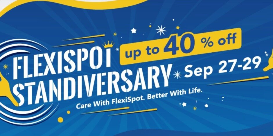 Save Some Extra Money On A New Desk During FlexiSpot's Standiversary Sale!