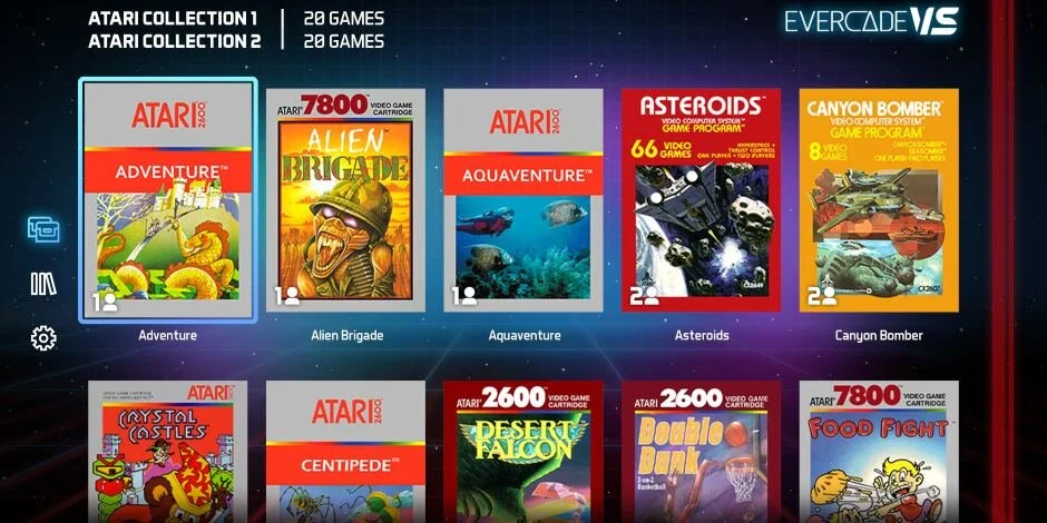 Checkout The New UI For The Evercade VS