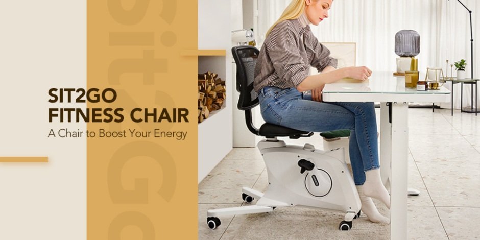 FlexiSpot Sit2Go 2-in-1 Fitness Chair Review: Peddle While You Work
