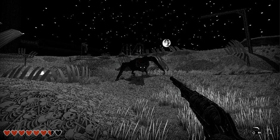 Black-And-White FPS Horror KINGDOM OF THE DEAD Releases Next Week