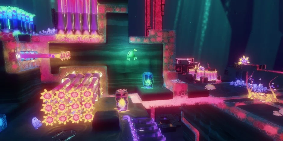 LUMOTE: THE MASTERMOTE CHRONICLES Review: Puzzle-Filled Waterscape