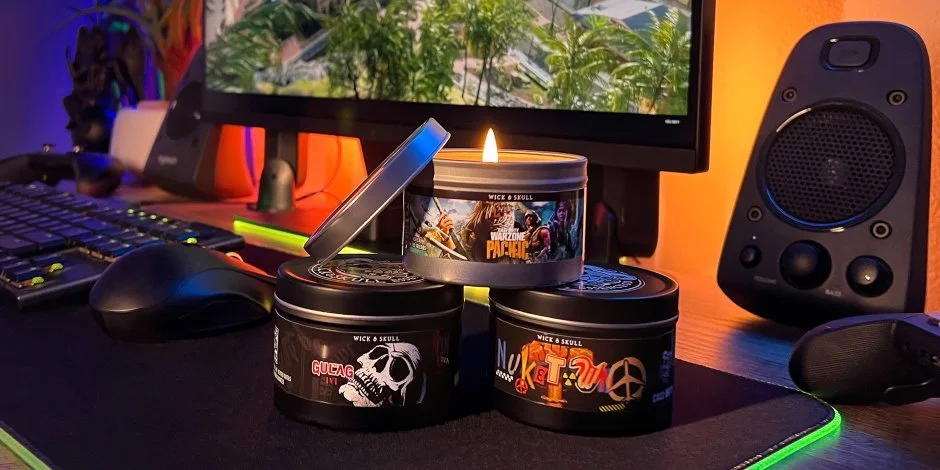 New Gamer Candle Team WICK &amp; SKULL Want To Bring You To A New Level Of Immersion
