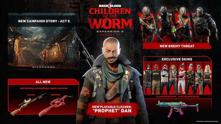 BACK 4 BLOOD - CHILDREN OF THE WORM DLC Review: Awesome New