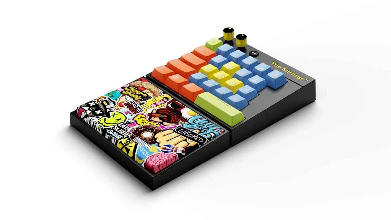 Game-Focused Keyboard THE SHRIMP Is A Neat Travel-Friendly Gamer Tool