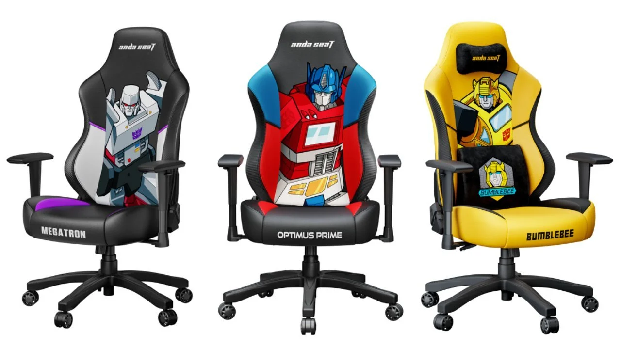AndaSeat Releases A TRANSFORMERS Theme Line Of Gaming Chairs