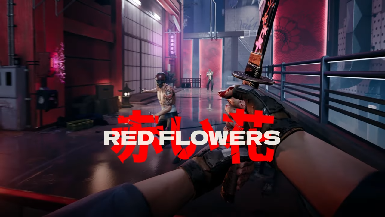 Play The Free Beta For Hyper-Ninja VR Title RED FLOWERS