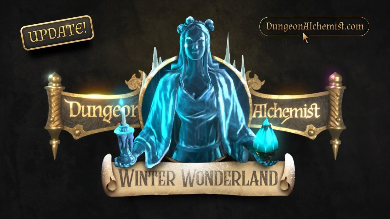 Mapmaking Title DUNGEON ALCHEMIST Gets A Winter Update