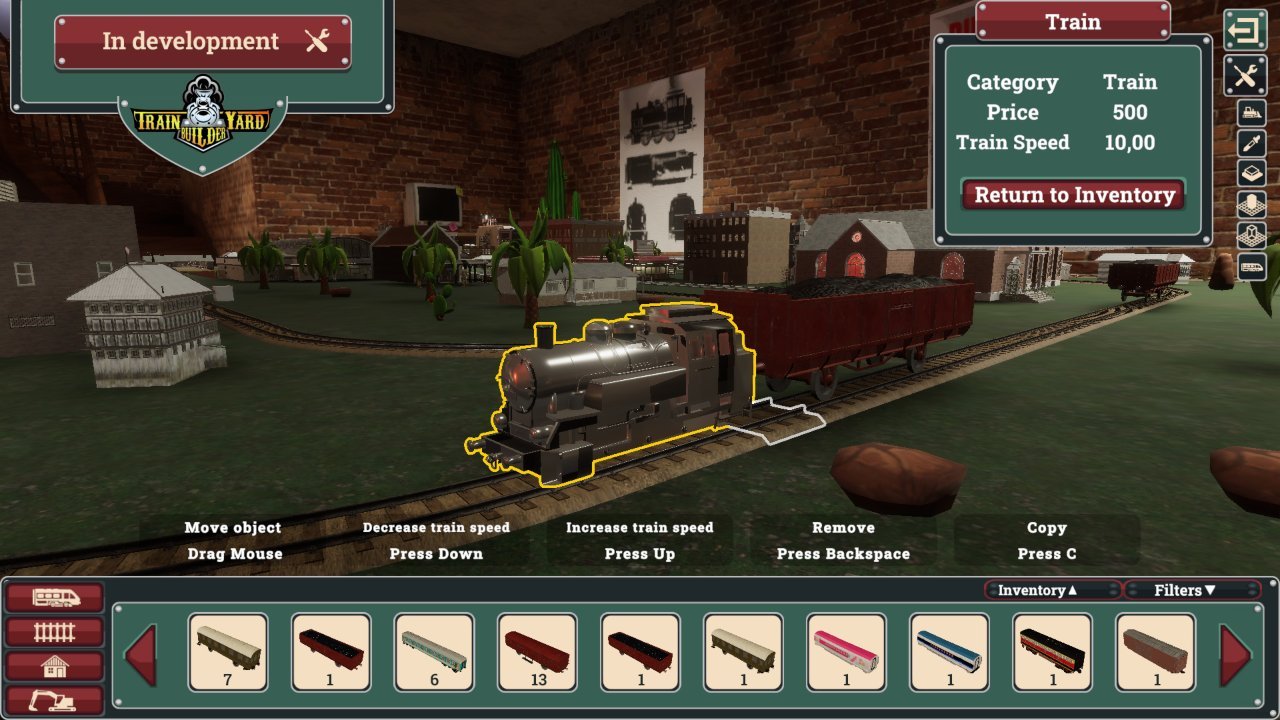 TRAIN YARD BUILDER Is Well Underway For A Release Later This Year