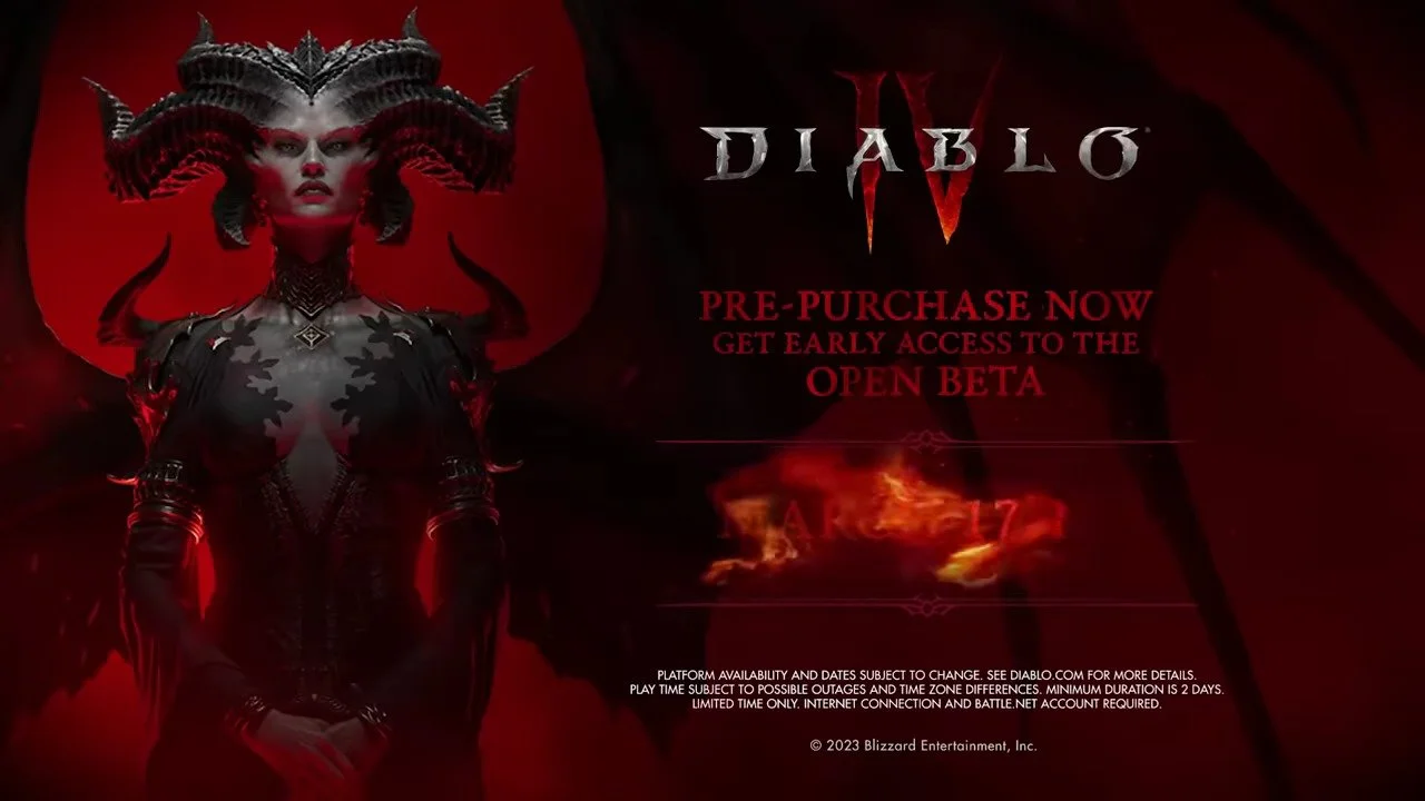 DIABLO IV Beta Early Access Gameplay Revealed