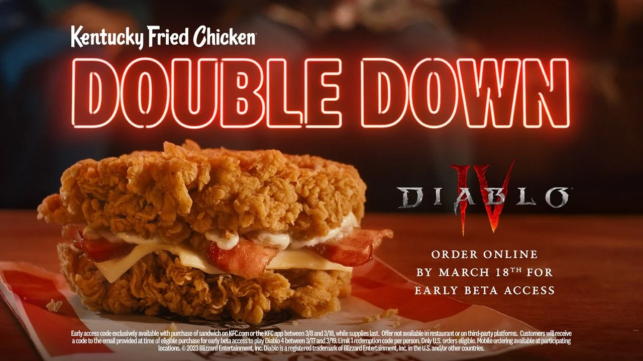 Buying A KFC Double Down Sandwich Gets You DIABLO IV Early Access Beta