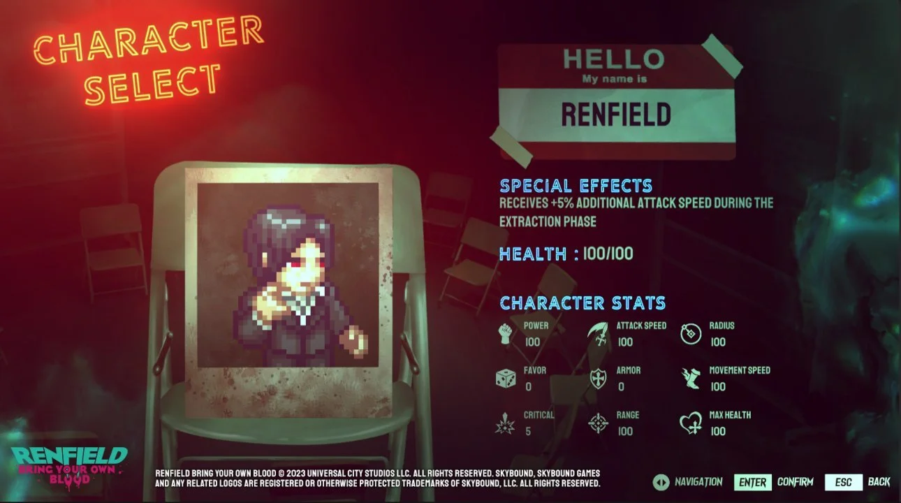 Universal Picture's Film Renfield Gets A Video Game, RENFIELD: BRING YOUR OWN BLOOD