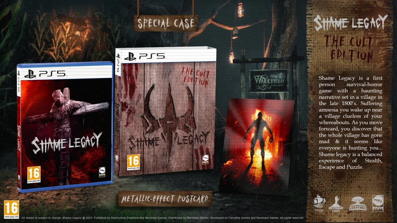 Horror Game SHAME LEGACY Announces Their Special Cult Edition