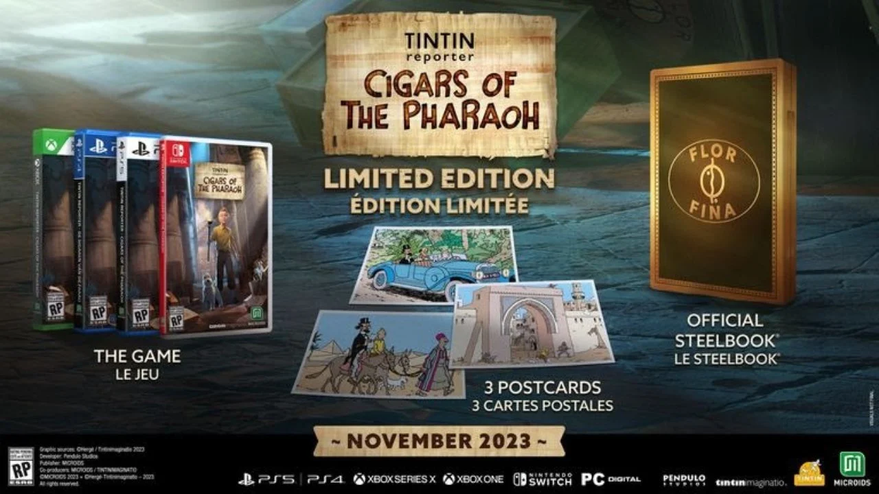 Check Out TINTIN REPORTER - CIGARS OF THE PHARAOH's Limited And Collector Editions