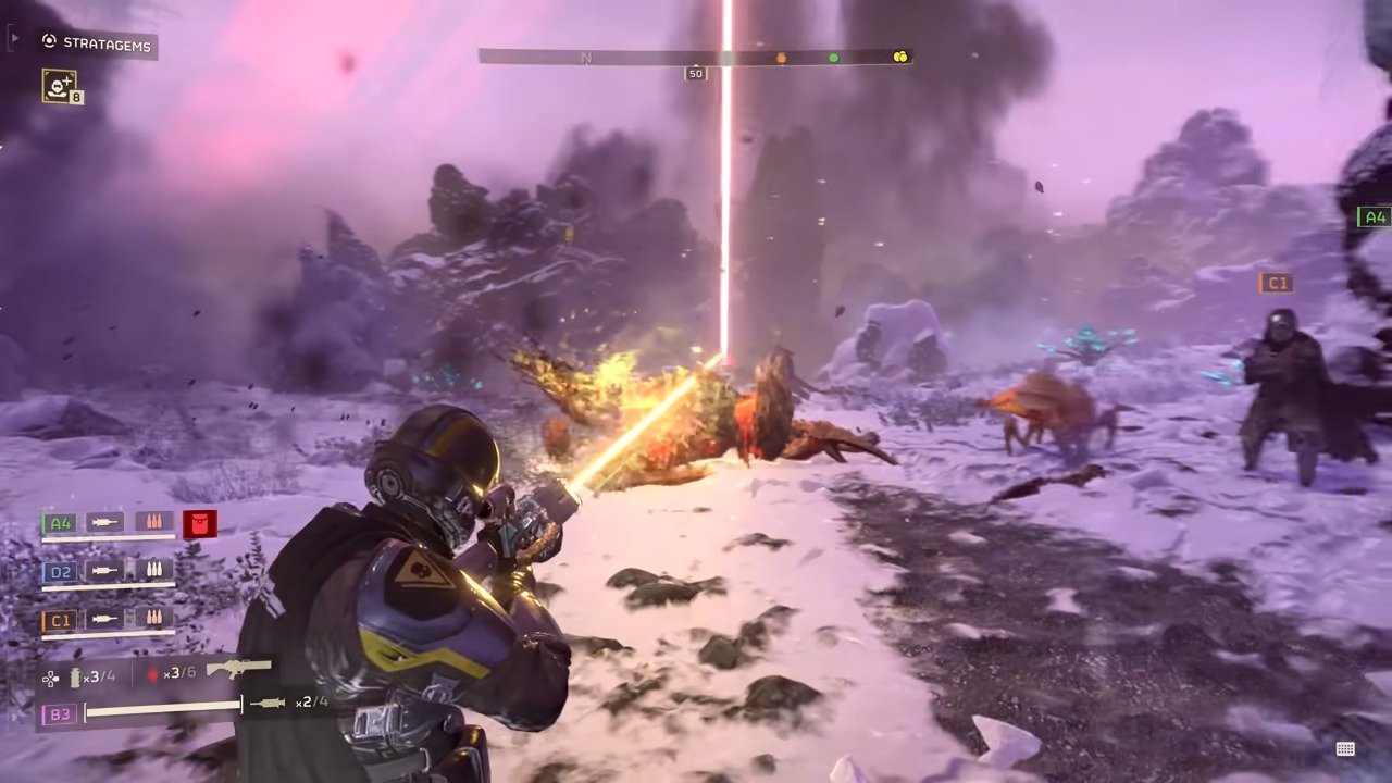 HELLDIVERS 2 Shows Off More Co-Op Gameplay In New Trailer — GameTyrant